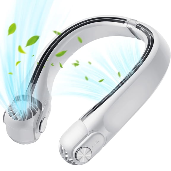 Bladeless Neck Fan, Portable Turbo Neck Fan, 3 Speeds Wearable,Rechargeable with LED Display,Cooling Fan for Travel, Outdoor, Indoor
