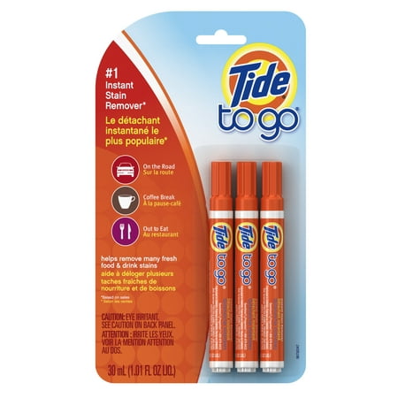 Tide To Go Instant Stain Remover, 3 Count (Best Instant Stain Remover)