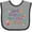 Heather and Black, variant on Inktastic 1st Birthday 1 Year Old Girl She is Fierce Girls Baby Bib