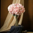 Efavormart 5 Bushes | Blush / Pink Artificial Silk Hydrangea Flower ...