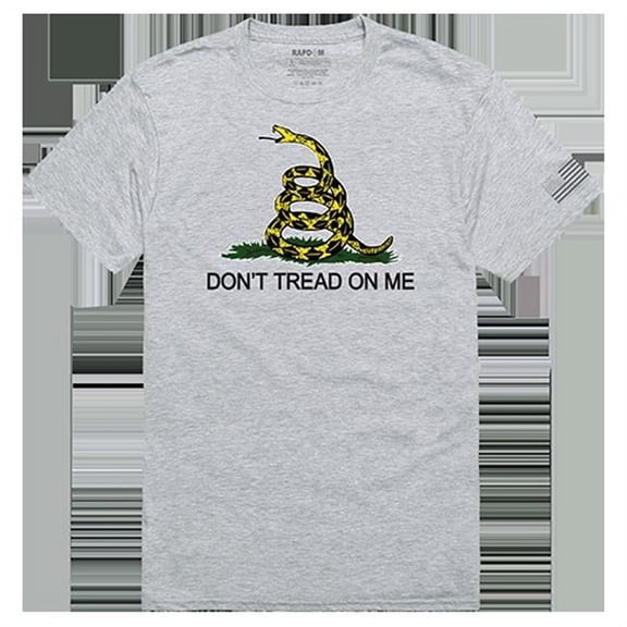 Gadsden Tactical Graphic T-shirt, Heather Grey - Large