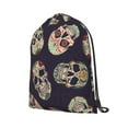 thumbnail image 2 of XMXT Waterproof Gym Bag, Mexican Undead Skeleton Print Drawstring Backpack for Men, s Multicolor, 2 of 8