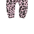 thumbnail image 4 of Spring hue Newborn Baby Girls Sweatshirt Outfit Clothes Set Daddy's Girl Printed T-Shirt Leopard Pants+Headband, 4 of 5