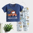 thumbnail image 2 of Bovxnpu Boys Girls Outfits Set 2 Piece Loungewear Set, Boys Short Sleeve T-Shirt and Pants Set, 2 of 3
