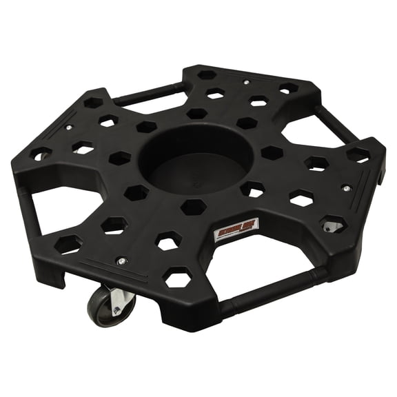 Extreme Max 5001.6815 Tire Moving Dolly with Locking Casters and Tight Grip Handles for Garage, Shop, or Trailer Use – Holds 5-8 Tires Up to 300 lbs.