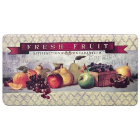 Apache Mills Cushion Comfort Gourmet Fruit Kitchen Mat 20 X 42