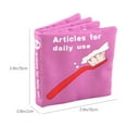 thumbnail image 3 of Dvkptbk Quiet Book English Hand Shaped Cloth Book Newborn Soft Book for Early Education, 3 of 6