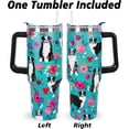 thumbnail image 2 of Pitbull Gifts Dog Tumbler Cup for Women Men 40oz Stainless Steel Insulated Travel Mug with Lid and Straw, 2 of 6