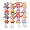 thumbnail image 1 of 8PCS Easter Rabbit Keychain Pendant Cream White Rabbit Keychain Cartoon White Rabbit Key Ring Lovely Rabbit Pendant Key Ring Car Keychain Bag Pendant for Lady Use Mixed Color, 1 of 7
