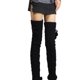 thumbnail image 4 of Leggings de invierno a la moda para mujer, botas, calentadores de piernas largos, calcetines tejidos a crochet, calcetines cálidos de punto hasta el muslo, 4 of 5