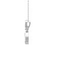 thumbnail image 3 of Araiya Fine Jewelry Sterling Silver Lab-Grown Diamond Dangle Pendant for Women with Silver Cable Chain Necklace (1/6 cttw, VS1 Clarity, D-F Color) 18inch, 3 of 4