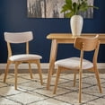 thumbnail image 4 of Molly Mid Century Modern Dining Chairs with Rubberwood Frame (Set of 2), 4 of 11