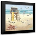 thumbnail image 1 of Phillips, Anita 12x12 Black Modern Framed Museum Art Print Titled - Lifeguard II, 1 of 5