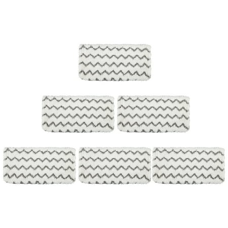 6Pack Dirt Grip Microfiber Pads Replacement compatible with Shark Steam Mop S1000 S1000A S1000C S1000WM S1001C Vacuum (Best Steam Cleaner For Microfiber Couch)