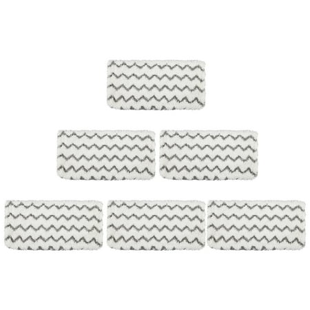 Shark Steam Cleaner Parts 6Pack Dirt Grip Microfiber Pads Replacement compatible with Shark Steam Mop S1000 S1000A S1000C S1000WM S1001C Vacuum Cleaners ()