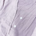 thumbnail image 5 of Womens T Shirts Tops Solid Color V-Neck Button Long Sleeved Shirt Womens Golf Shirt,Purple,S, 5 of 5