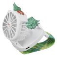 thumbnail image 3 of Mini Watch Fan Angel Wing Design USB Charging Wireless Braided Watchband Small Portable Durable Portable Wrist Fan Green, 3 of 7