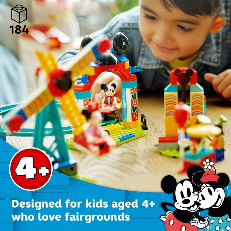 LEGO Disney Mickey Mouse Goofy s Fairground Fun Play Set 10778 Walmart