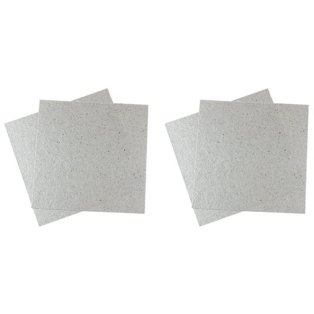 4 Pcs 5.1 Pouces x 5.1 Pouces Pièces de Réparation pour Four à Micro-Ondes Plaques de Mica