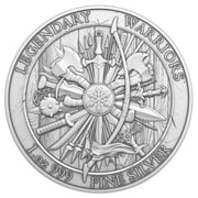 1 Troy oz Sitting Bull Design .999 Fine Silver Round