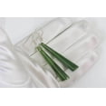 thumbnail image 2 of Spyglass Designs Sterling Silver Nephrite Jade Earrings Green Long 2.6 In Long Angled Dangles Womens, 2 of 4