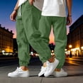 thumbnail image 5 of Akmaiox Cotton Lightweight Sweatpants for Men Fashion Loose Elastic Waist Drawstring Joggers Hiking Pants Outdoor Streetwear Gym Workout Pants with Pockets S‑3XL, 5 of 10