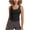 Black, variant on Timegard Tank Top Built in Bras for Women Workout Yoga Tops Gym Breathable Scoop V Neck Athletic Tee