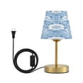 thumbnail image 3 of Adjustable 3-Color Light Desk Light Vintage Bronze Table Lamp For Bedroom Office Living Room Light Blue Background, 3 of 9