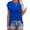 Blue, variant on Zoeecloth Summer T Shirts Tops for Women Casual Round Neck Shirts Short Sleeve Tops Female Loose Fit Tees S-XXL