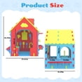 thumbnail image 5 of COCLUB Playhouse for Kids Indoor EVA Foam, with Kitchen Playset Playroom Toys for Toddlers 2-4, Indoor Playground for Boys and Girls, Red, Blue and Yellow, 5 of 9