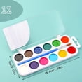 thumbnail image 3 of Votnto Semi-dry Solid Watercolor Paint Set 12/14/18 Colors, 's Painted Watercolor Washable Paint, 3 of 6