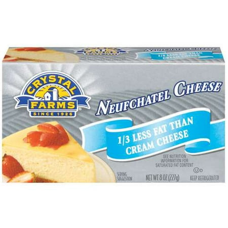 Crystal Farms Neufchatel Cheese, 8 oz - Walmart.com