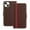 Brown, variant on for iPhone 13 Case Wallet with Card Holder, Business PU Leather Kickstand Magnetic Closure Shockproof Folio Book Style Protective Purse Cover Case for iPhone 13, Purple