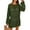 Army Green, variant on Womens Crochet Swimsuit Beach Cover Up 2026 Long Sleeve Mesh Knit Bathing Suit Swim Coverups Mini Dress