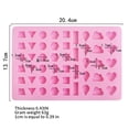 thumbnail image 4 of Cateissary Molde geométrico de silicona para hornear, reemplazo portátil, antiadherente, resistente al calor, 49 rejillas, molde para galletas Herramientas y accesorios para hornear, 4 of 6