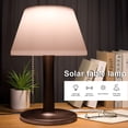 thumbnail image 4 of Lámpara de escritorio de luz de mesa LED de energía solar de 3.7V 5W con cadenas de cremallera al aire libre, 4 of 8