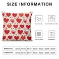 thumbnail image 5 of Nawypu  Valentine's Day Pillow Covers, Valentines Decor Polka Dots Red Hearts Love Bowknot Decorative Pillowcases for Home Sofa Couch Cushion Decoration, 5 of 5