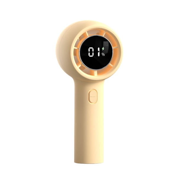 Ventilador de mano Bewildely motor trifásico alta velocidad bajo consumo de energía ABS 131A amarillo