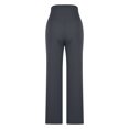 thumbnail image 3 of cFmduc Wide Leg Pants for Women Yoga Pants with Pockets Elastic Waist Straight Stretch Loose Casual Lounge Sweatpants, 3 of 4