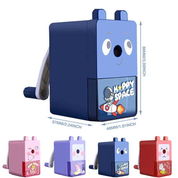 Pencil Sharpener, Manual Rotary, For Office Home
