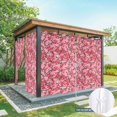 thumbnail image 6 of Outdoor Curtains for Patio Waterproof, Chinese Flowers Outdoor Privacy Panels Grommet, Spring Pink Peach Blossoms Floral Blackout Outside Curtains for Porch/Cabana/Pergola/Gazebo 54"x95", 1 Panel, 6 of 8