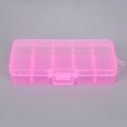 thumbnail image 5 of kurtrusly Stackable Jewelry Tray Multipurpose Portable Velvet for Rings Earring Bangle Pink 10 Grids 1Set, 5 of 5