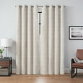 thumbnail image 6 of Eclipse Branson Magnitech 100% Blackout Curtain Panel, Magnetic Closure, Grommet Panel, 84 x 50 in, Ivory, 6 of 14