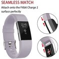 thumbnail image 2 of Replacement Bands Compatible for Fitbit Charge 2, Classic & Special Edition Adjustable Sport Wristbands(Light Purple,S), 2 of 7