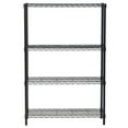 thumbnail image 4 of Topcobe 4-Tier Wire Shelving Unit Metal Storage Rack Adjustable Organizer Perfect for Pantry Laundry Bathroom Kitchen Closet Organization, 35.43" L x 13.78" W x 55.12" H, 4 of 5