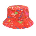 thumbnail image 2 of Only Moment Red Wide Brim Sun Bucket Hat Polyester,Spandex UPF50+ Waterproof Bucket Hat for Fishing, Hiking, Camping One Size, 2 of 4