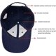 thumbnail image 5 of Classic Polo Style Baseball Cap 6 Panels Adjustable Solid Sport Sun Hat Japanese Style Large Head Circumference for Men and Women Black, 5 of 5