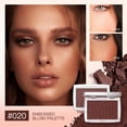 thumbnail image 4 of FcBaudy Blush for Cheeks, Rose Powder Blush Six Color Relief Powder Blusher Natural Nude Makeup Matte Rouge Powder Blusher Border Facial Powder Blusher 4.6g Contour blush, 4 of 7