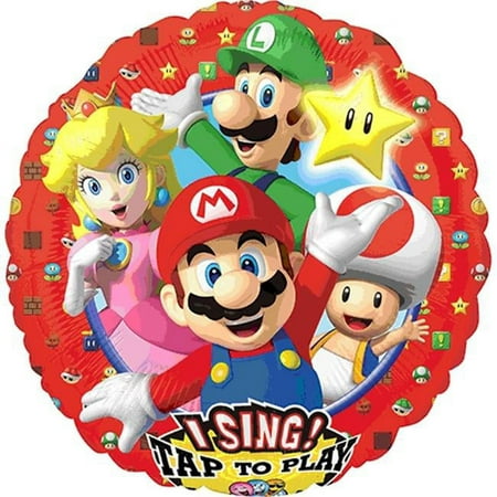 Loftus International A3-6754 28 in. Super Mario Brothers Sing A Tune Foil