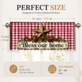 thumbnail image 4 of AshasdS Farmhouse Bless Our Home Window Valance Rustic Country Curtain Valance Decorative Kitchen Home Decor, 4 of 5